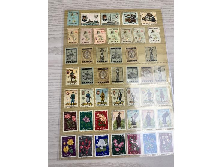 mostly in complete sests, including some blocks of 4. Large quantity. Please view.